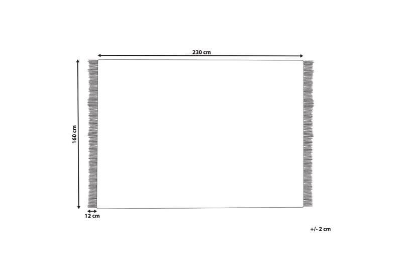 Ullmatta Tekeler 160x230 cm - Grå - Textil & mattor - Matta - Modern matta - Ullmatta