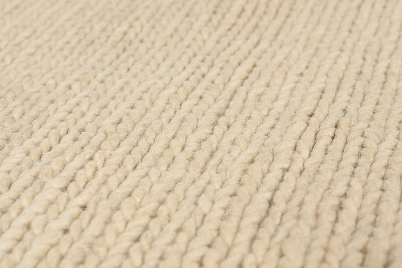 Ullmatta Campers 250x350 cm - Cremevit - Små mattor - Stor matta - Mönstrad matta - Ullmatta
