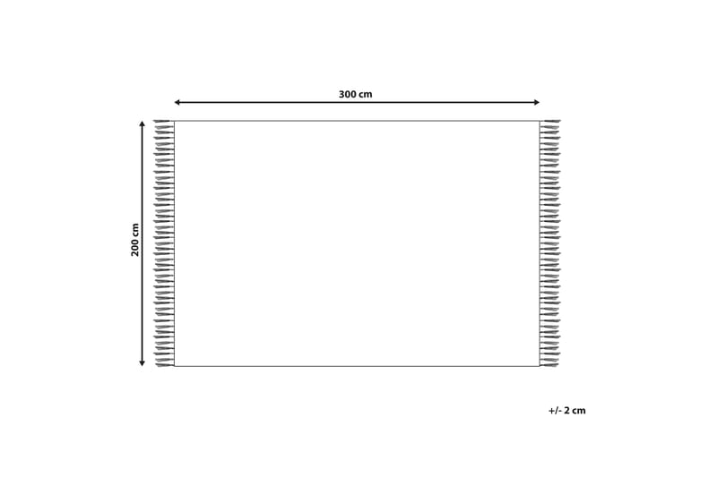 Ullmatta Urtsadzor 200x300 cm - Röd - Textil & mattor - Matta - Modern matta - Ullmatta