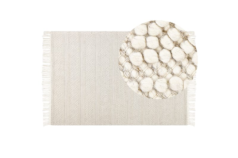 Ullmatta Pertek 160x230 cm - Beige - Textil & mattor - Matta - Modern matta - Ullmatta