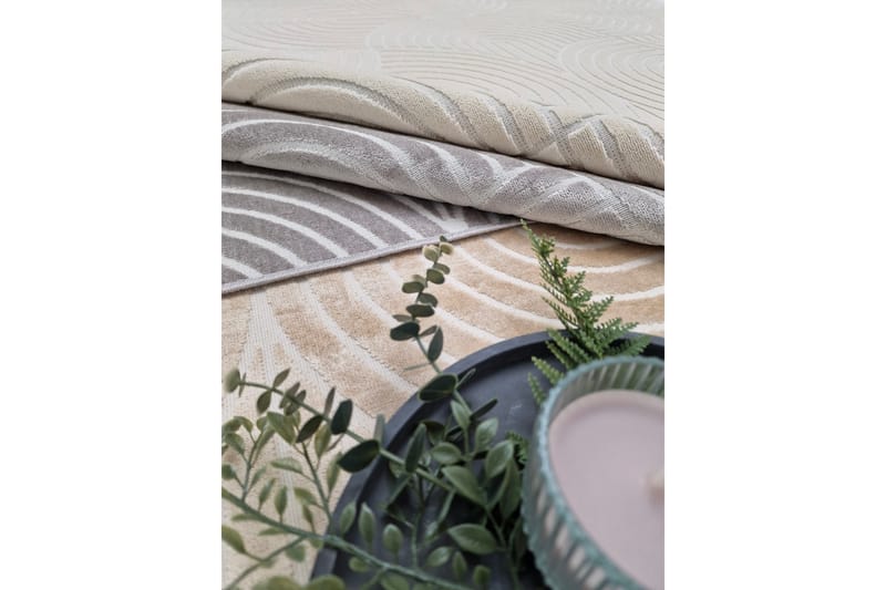 Viskosmatta Mema 200x290 cm - Creme - Textil & mattor - Matta - Modern matta - Viskosmatta & konstsilkesmatta