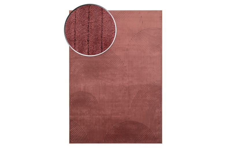 Amore Art Viskosmatta Rektangulär 160x230 cm - Dusty Rose - Textil & mattor - Matta - Modern matta - Viskosmatta & konstsilkesmatta