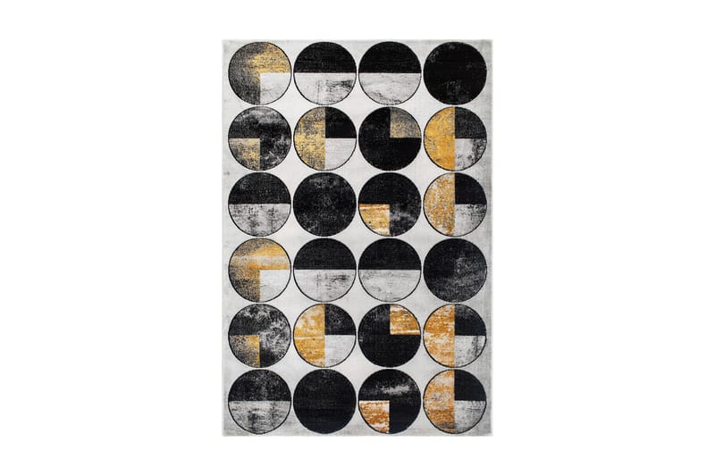 Art Circle Wiltonmatta 200x290 cm - Svart/Guld - Textil & mattor - Matta - Modern matta - Wiltonmatta