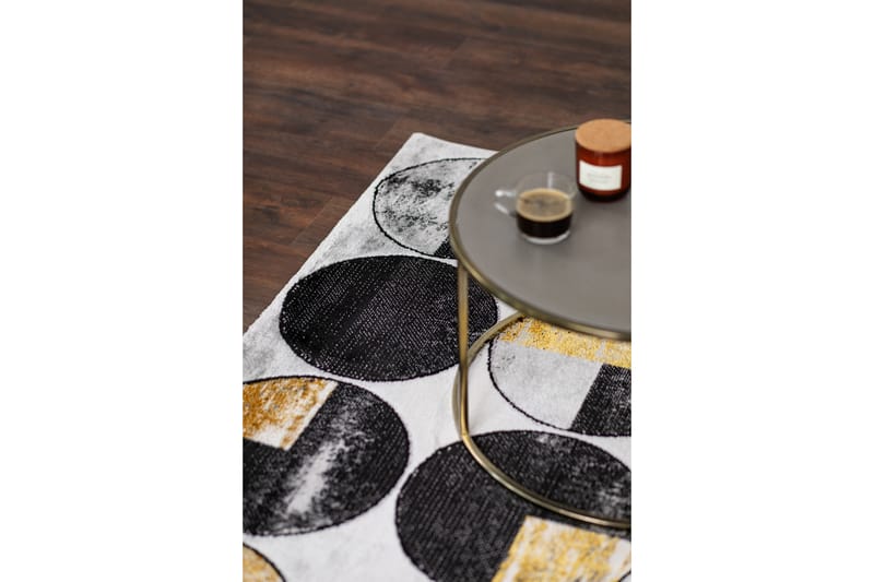 Art Circle Wiltonmatta 200x290 cm - Svart/Guld - Textil & mattor - Matta - Modern matta - Wiltonmatta