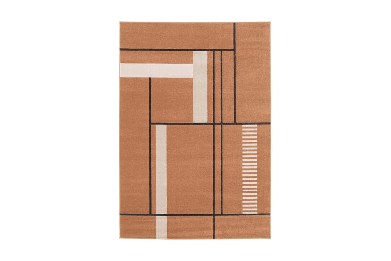 Florence Square Wiltonmatta Rektangulär 160x230 cm - Terracotta - Textil & mattor - Matta - Modern matta - Wiltonmatta