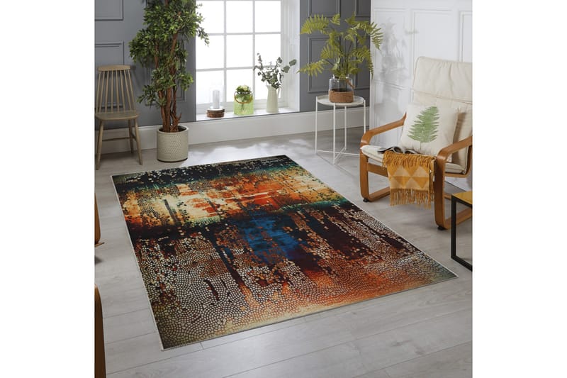 Matta Bailou 100x200 cm - Flerfärgad - Textil & mattor - Matta - Modern matta - Wiltonmatta