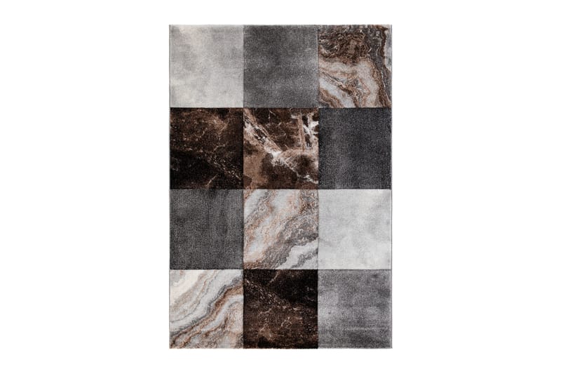 Matta Brilliance Dark Square 200x290 cm - Svart - Textil & mattor - Matta - Modern matta - Wiltonmatta