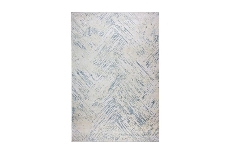 Matta Diamond Creme/Blå 200x290 - Pierre Cardin - Wiltonmatta - Stor matta - Mönstrad matta - Friezematta - Små mattor