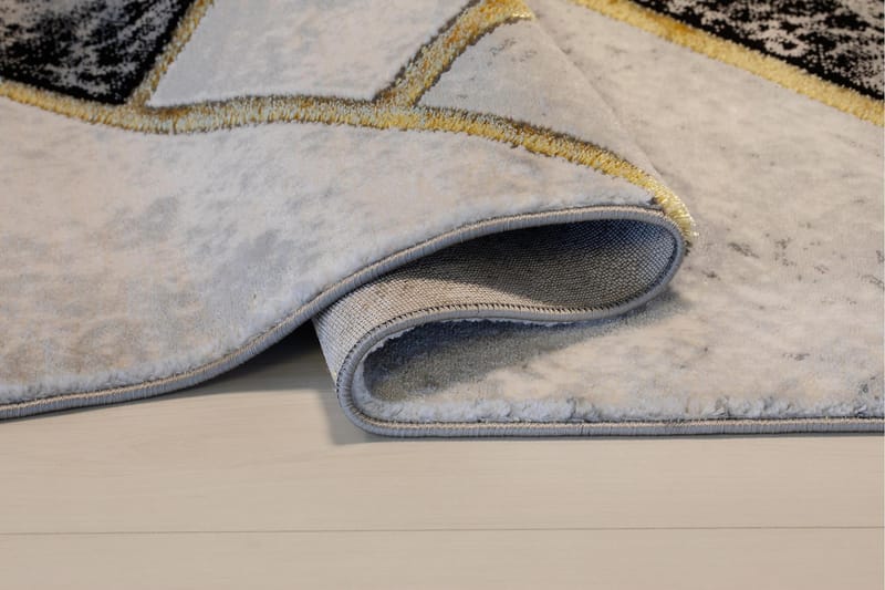 Matta Diamond Spectra 80x300 cm Guld - Guld - Textil & mattor - Matta - Modern matta - Wiltonmatta