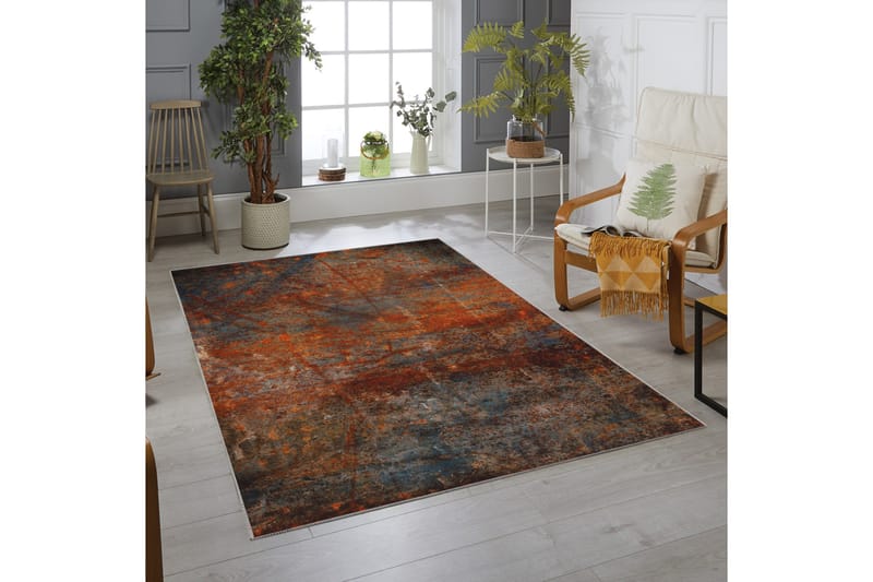 Matta Judson 120x180 cm - Flerfärgad - Wiltonmatta - Stor matta - Mönstrad matta - Friezematta - Små mattor