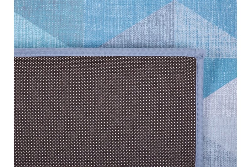 Matta Kartepe 160x230 cm - Blå - Wiltonmatta - Stor matta - Mönstrad matta - Friezematta - Små mattor
