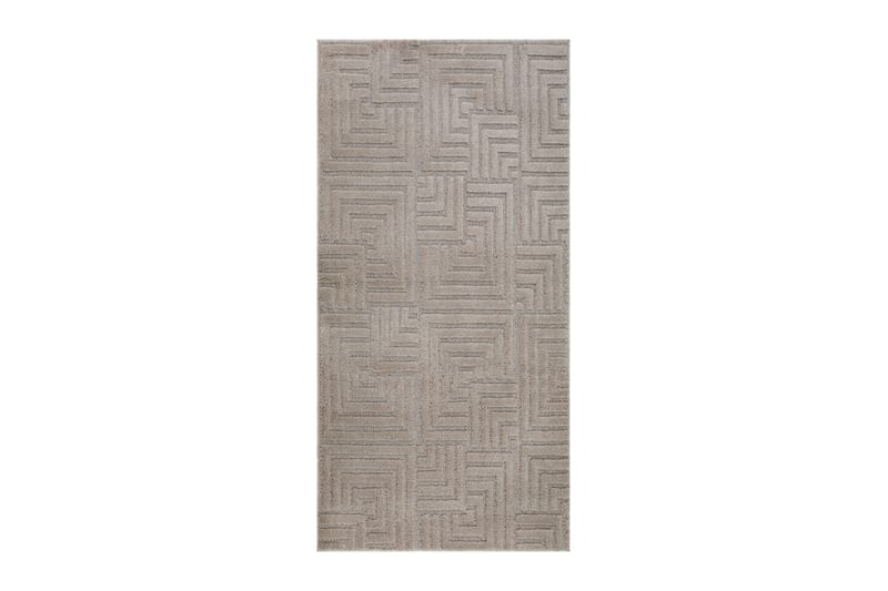 Wiltonmatta Rinke 80x150 Oval - Beige - Textil & mattor - Matta - Modern matta - Friezematta