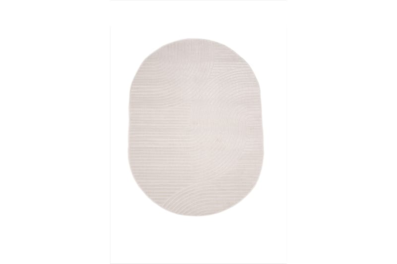 Vince Wiltonmatta 160x230 cm Oval - Vit - Textil & mattor - Matta - Modern matta - Wiltonmatta