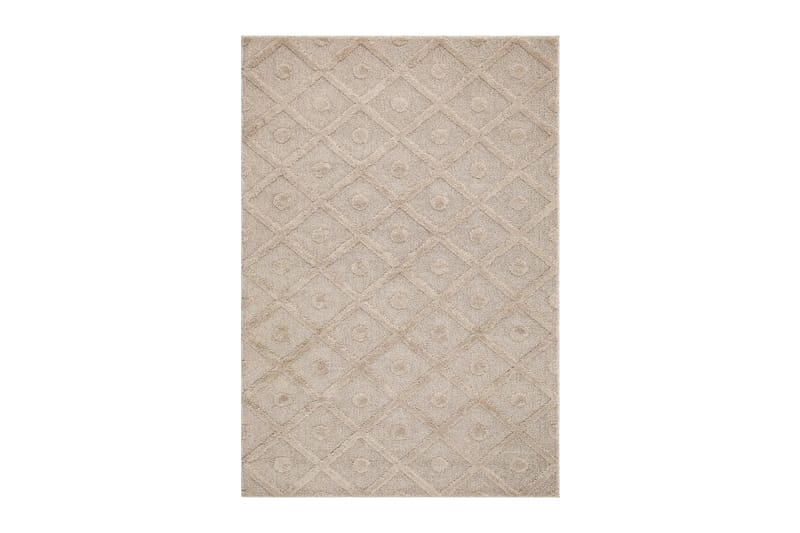 Wiltonmatta Doriane Circle 160x230 cm - Linnebeige - Textil & mattor - Matta - Modern matta - Wiltonmatta