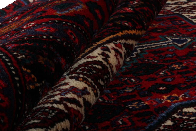 Handknuten Exklusiv Persisk Matta 130x179 cm - Röd/Creme - Persisk matta - Orientalisk matta