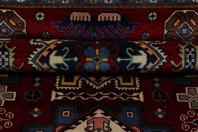 Handknuten Exklusiv Persisk Matta 144x295 cm - Röd/Mörkblå - Textil & mattor - Matta - Orientalisk matta - Persisk matta