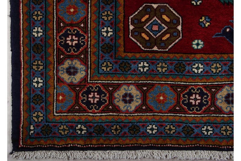 Handknuten Exklusiv Persisk Matta 144x295 cm - Röd/Mörkblå - Textil & mattor - Matta - Orientalisk matta - Persisk matta