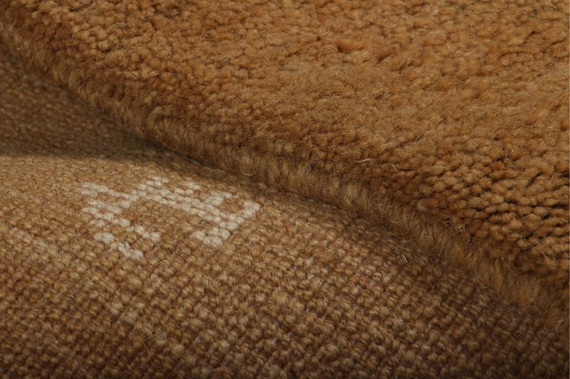 Handknuten Gabbeh Shiraz Ull Beige 106x137cm - Beige - Textil & mattor - Matta - Orientalisk matta