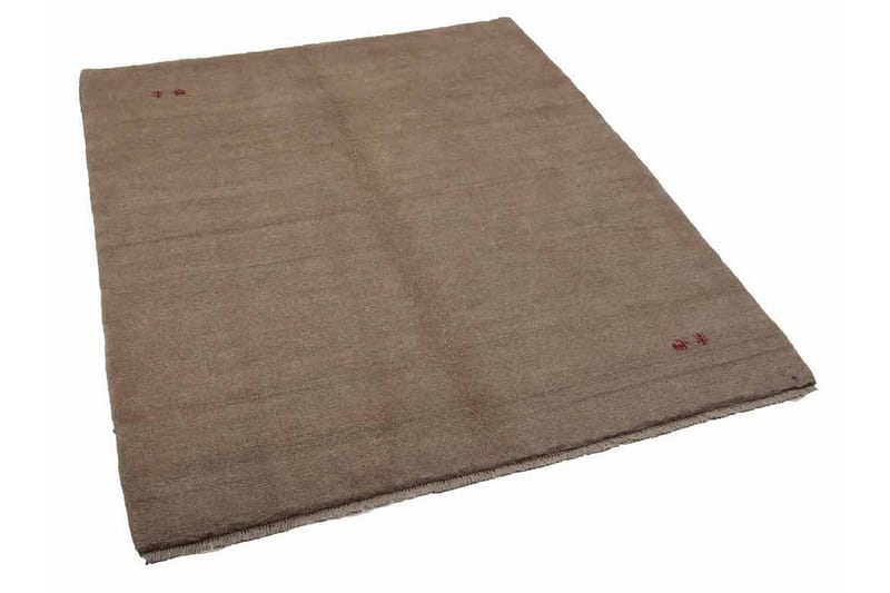 Handknuten Gabbeh Shiraz Ull Beige 162x190cm - Beige - Textil & mattor - Matta - Orientalisk matta