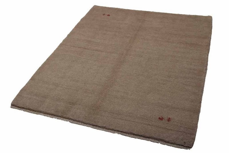 Handknuten Gabbeh Shiraz Ull Beige 162x190cm - Beige - Textil & mattor - Matta - Orientalisk matta