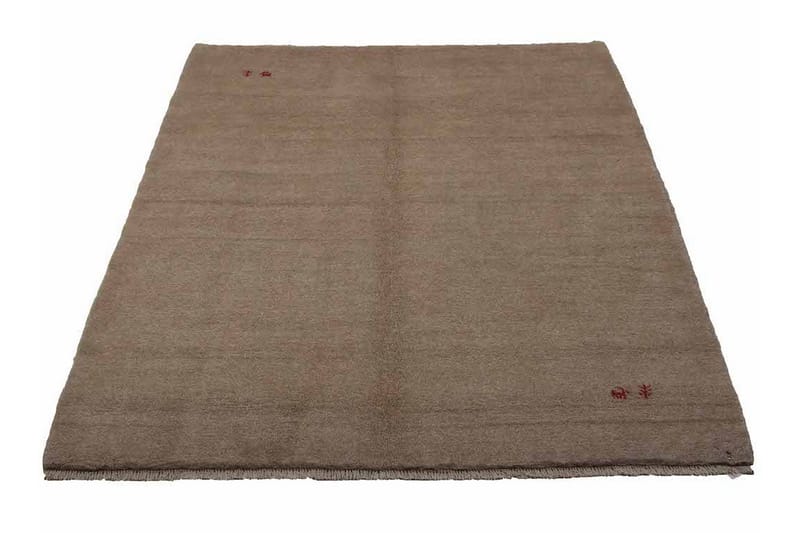 Handknuten Gabbeh Shiraz Ull Beige 162x190cm - Beige - Textil & mattor - Matta - Orientalisk matta