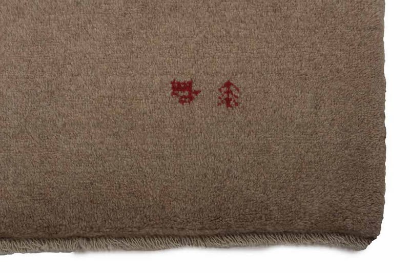 Handknuten Gabbeh Shiraz Ull Beige 162x190cm - Beige - Textil & mattor - Matta - Orientalisk matta