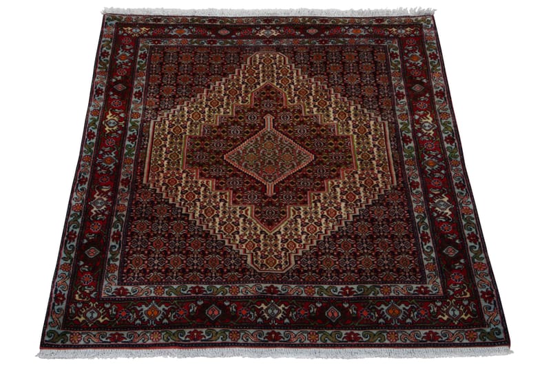 Handknuten Persisk Matta 128x158 cm Kelim - Creme/Röd - Textil & mattor - Matta - Orientalisk matta - Persisk matta