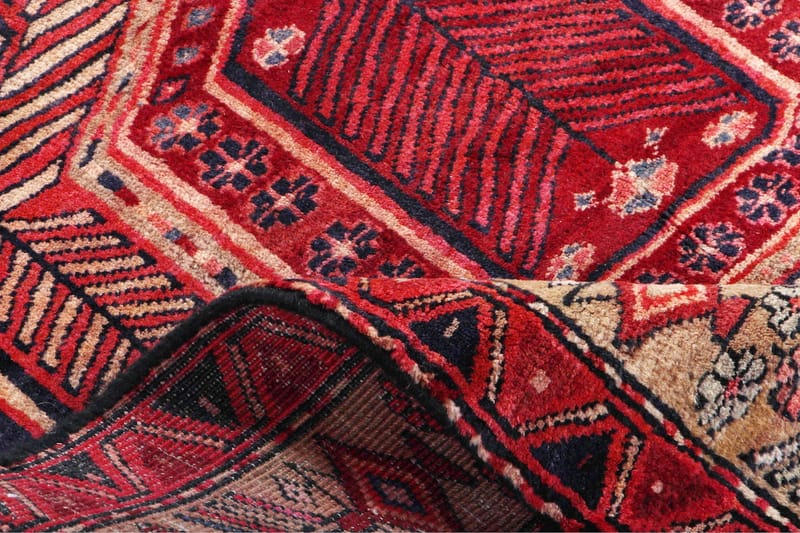 Handknuten Persisk Matta 141x330 cm - Röd/Mörkblå - Textil & mattor - Matta - Orientalisk matta - Persisk matta