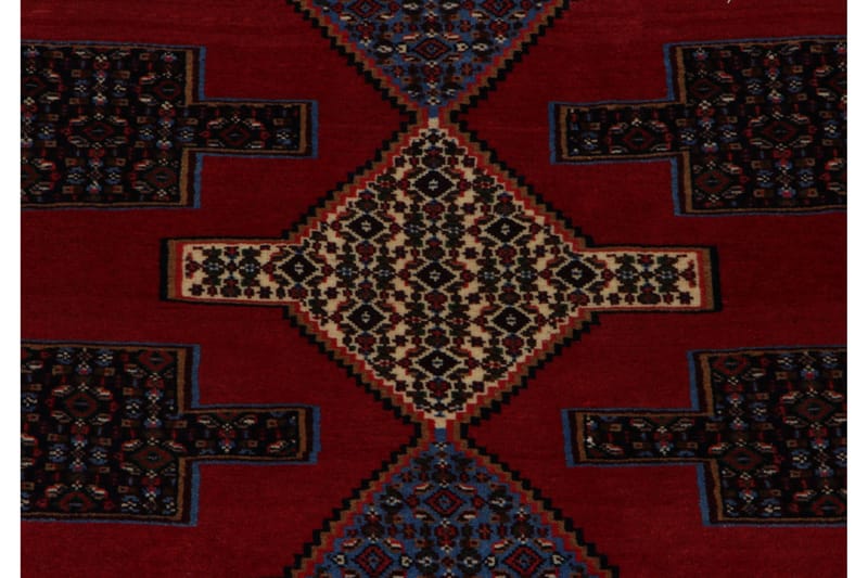 Handknuten Persisk Matta 125x174 cm Kelim - Röd/Blå - Textil & mattor - Matta - Orientalisk matta - Persisk matta