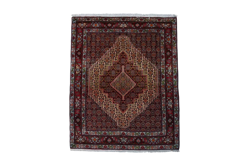 Handknuten Persisk Matta 121x151 cm Kelim - Creme/Röd - Textil & mattor - Matta - Orientalisk matta - Persisk matta