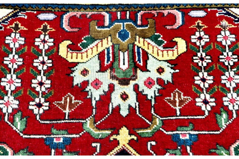 Handknuten Persisk Patinamatta 236x338 cm - Röd/Mörkblå - Textil & mattor - Matta - Orientalisk matta - Persisk matta