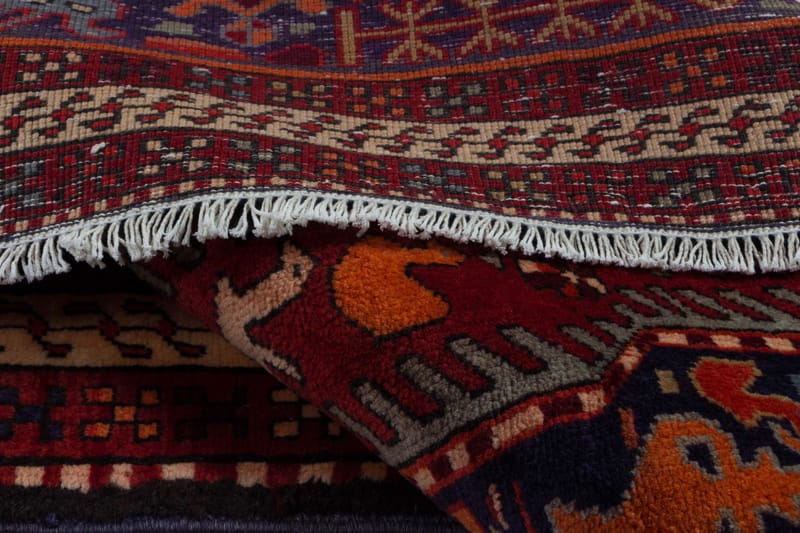 Handknuten Persisk Matta 129x307 cm - Mörkblå/Röd - Textil & mattor - Matta - Orientalisk matta - Persisk matta