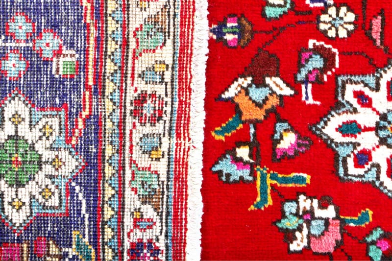 Handknuten Persisk Patchworkmatta 205x301 cm Kelim - Röd/Mörkblå - Textil & mattor - Matta - Orientalisk matta - Persisk matta