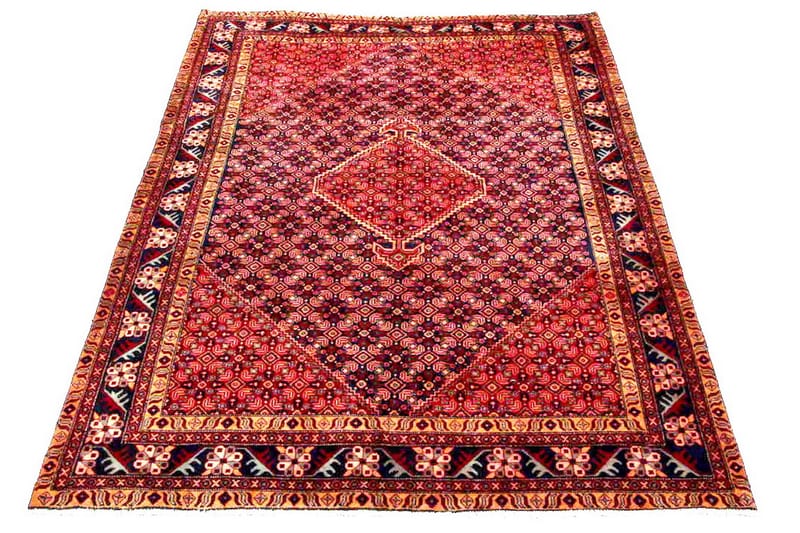 Handknuten Persisk Matta 193x283 cm - Röd/Mörkblå - Textil & mattor - Matta - Orientalisk matta - Persisk matta