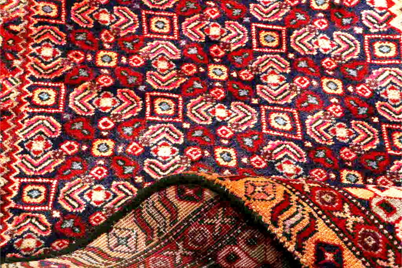 Handknuten Persisk Matta 193x283 cm - Röd/Mörkblå - Textil & mattor - Matta - Orientalisk matta - Persisk matta