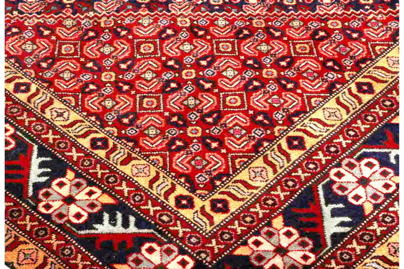 Handknuten Persisk Matta 193x283 cm - Röd/Mörkblå - Textil & mattor - Matta - Orientalisk matta - Persisk matta