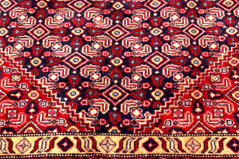 Handknuten Persisk Matta 193x283 cm - Röd/Mörkblå - Textil & mattor - Matta - Orientalisk matta - Persisk matta