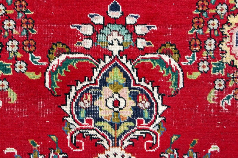 Handknuten Persisk Matta 242x335 cm Vintage - Röd/Mörkblå - Textil & mattor - Matta - Orientalisk matta - Persisk matta