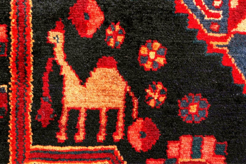 Handknuten Persisk Matta 160x303 cm - Mörkröd/Röd - Textil & mattor - Matta - Orientalisk matta - Persisk matta