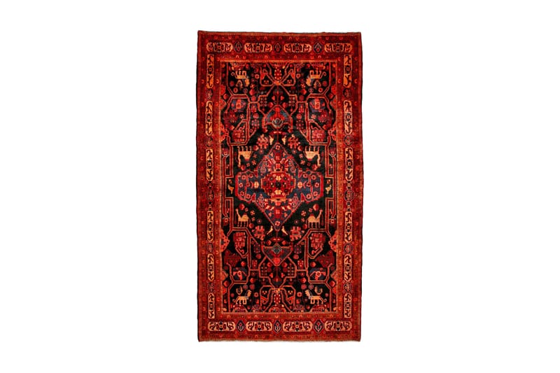 Handknuten Persisk Matta 160x303 cm - Mörkröd/Röd - Textil & mattor - Matta - Orientalisk matta - Persisk matta