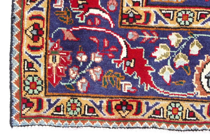 Handknuten Persisk Patchworkmatta 193x294 cm Kelim - Röd/Mörkblå - Persisk matta - Orientalisk matta
