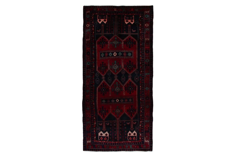 Handknuten Persisk Matta 141x329 cm - Röd/Mörkblå - Textil & mattor - Matta - Orientalisk matta - Persisk matta