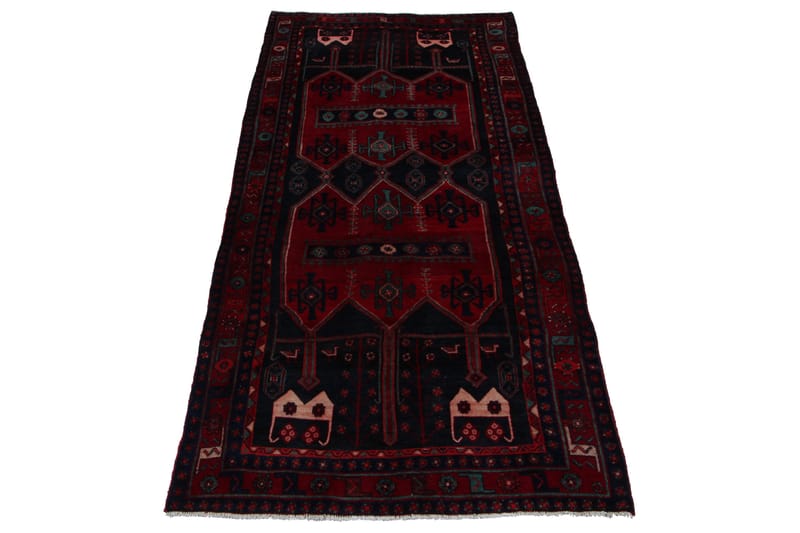 Handknuten Persisk Matta 141x329 cm - Röd/Mörkblå - Textil & mattor - Matta - Orientalisk matta - Persisk matta