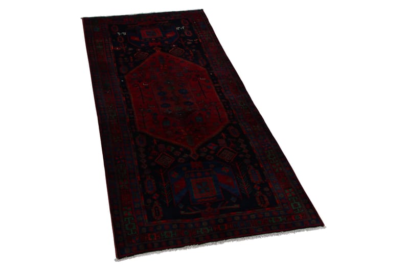 Handknuten Persisk Matta 128x305 cm - Mörkblå/Röd - Textil & mattor - Matta - Orientalisk matta - Persisk matta