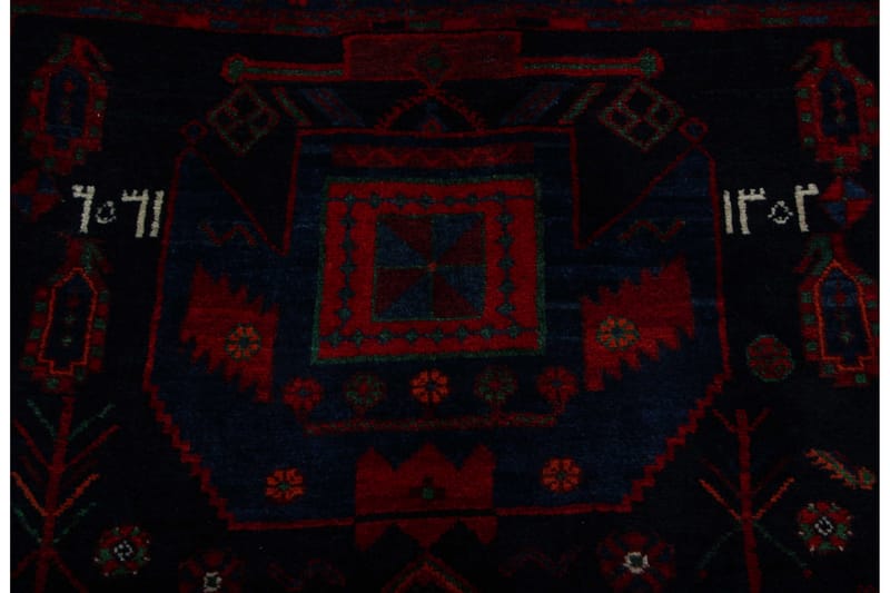 Handknuten Persisk Matta 128x305 cm - Mörkblå/Röd - Textil & mattor - Matta - Orientalisk matta - Persisk matta