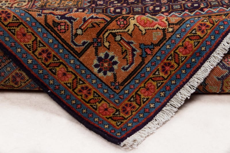 Handknuten Persisk Matta 192x296 cm - Mörkblå/Röd - Persisk matta - Orientalisk matta