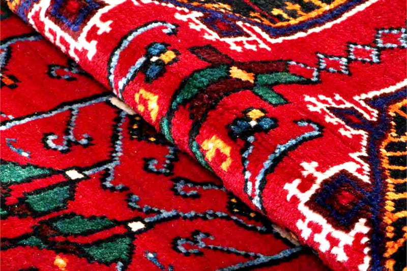 Handknuten Persisk Matta 175x297 cm - Röd/Mörkblå - Persisk matta - Orientalisk matta
