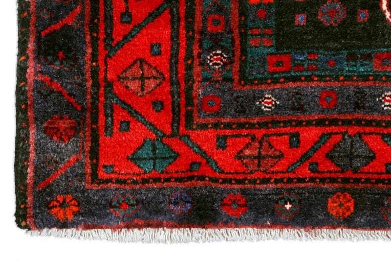 Handknuten Persisk Matta 144x342 cm - Mörkblå/Röd - Textil & mattor - Matta - Orientalisk matta - Persisk matta