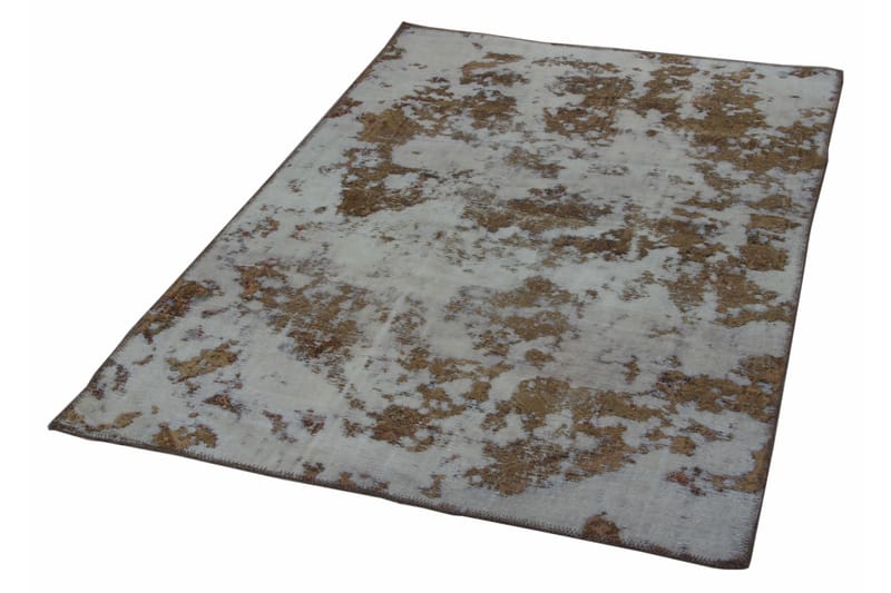 Handknuten Persisk Matta 110x164 cm Vintage - Beige/Brun - Textil & mattor - Matta - Orientalisk matta - Persisk matta