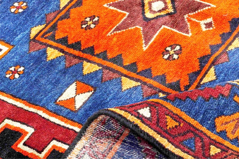 Handknuten Persisk Matta Varni 139x220 cm Kelim - Brun/Blå - Textil & mattor - Matta - Orientalisk matta - Persisk matta